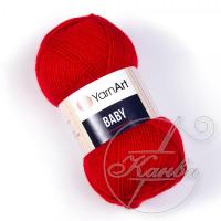 YarnArt Baby №576 темно-червоний
